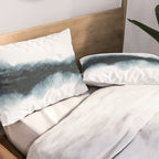 Abstract Watercolor Teal Turquoise Painting Pillow Sham Gallery Image 2