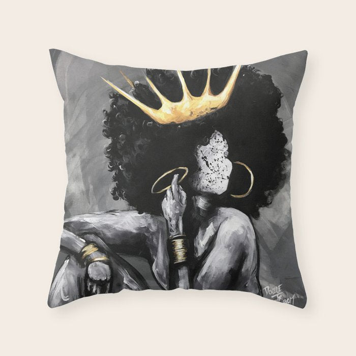 Naturally Queen VI Throw Pillow Gallery Image 6