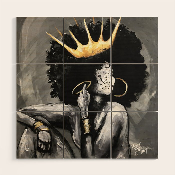 Naturally Queen VI Wood Wall Art Gallery Image 1
