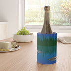 Loons in a Woodland Lake Wine Chiller Gallery Image 4