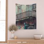 Preservation Hall - New Orleans Travel Photography Wall Tapestry Gallery Image 2