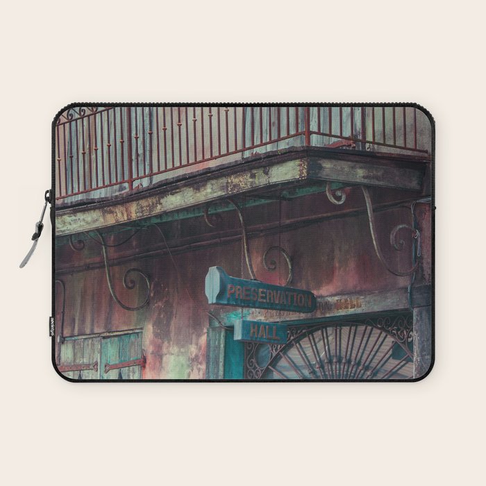 Preservation Hall - New Orleans Travel Photography Laptop Sleeve Gallery Image 1