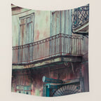 Preservation Hall - New Orleans Travel Photography Wall Tapestry Gallery Image 4