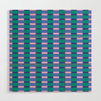 Bright Pastel Color Block Geometric Pattern Wood Wall Art Gallery Image 1