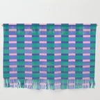 Bright Pastel Color Block Geometric Pattern Wall Hanging Gallery Image 1