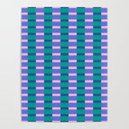 Bright Pastel Color Block Geometric Pattern Poster Gallery Image 4