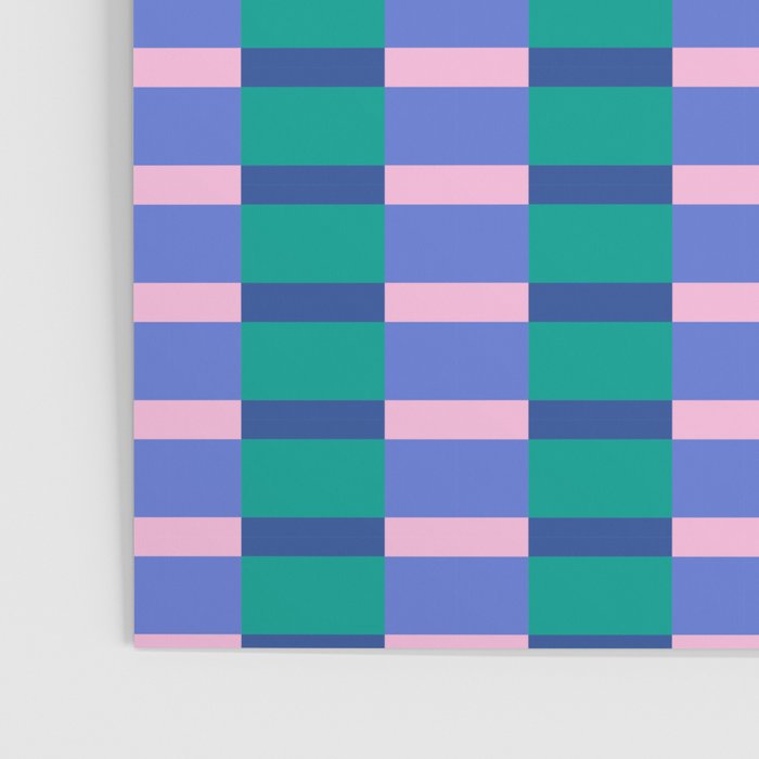 Bright Pastel Color Block Geometric Pattern Poster Gallery Image 3