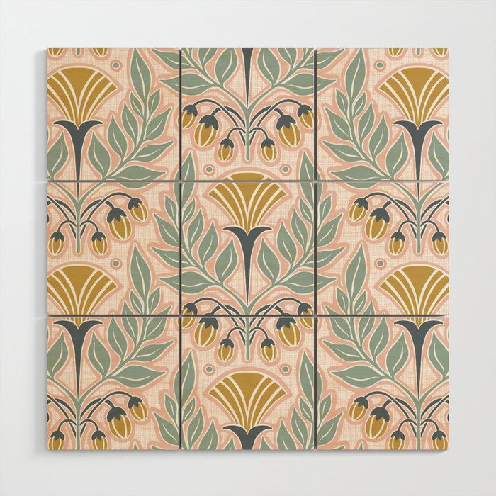 La Floraison - Blush Pink Wood Wall Art Gallery Image 1
