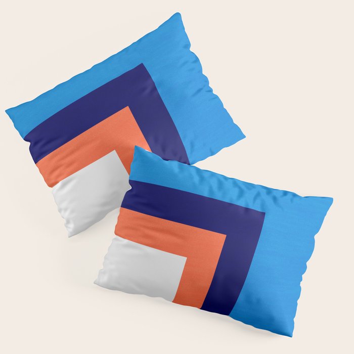 French Riviera: Bauhaus Abstraction 01 Pillow Sham Gallery Image 1