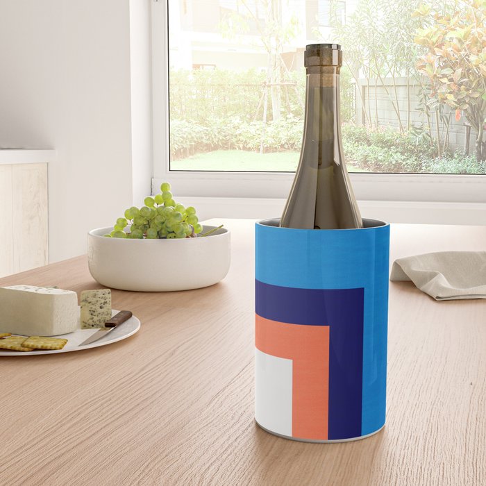 French Riviera: Bauhaus Abstraction 01 Wine Chiller Gallery Image 4