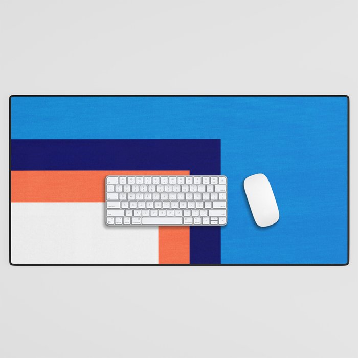 French Riviera: Bauhaus Abstraction 01 Desk Mat Gallery Image 1