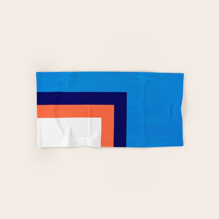 French Riviera: Bauhaus Abstraction 01 Bath Towel Gallery Image 1