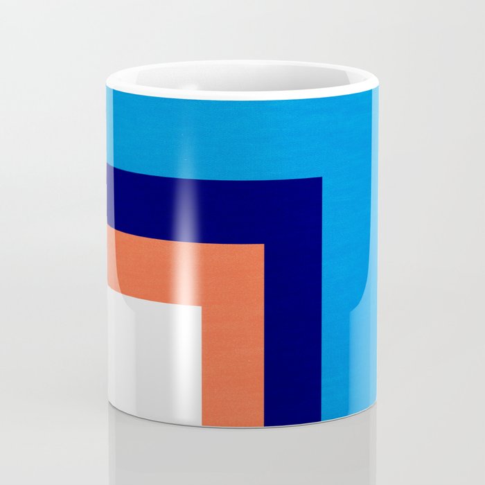 French Riviera: Bauhaus Abstraction 01 Coffee Mug Gallery Image 4