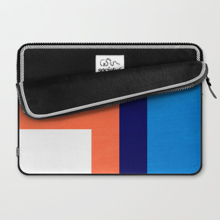 French Riviera: Bauhaus Abstraction 01 Laptop Sleeve Gallery Image 2