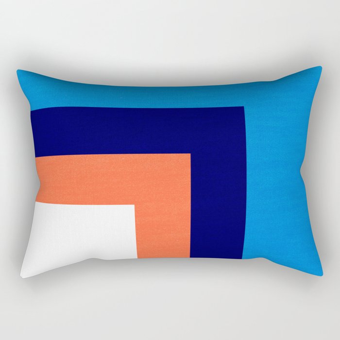 French Riviera: Bauhaus Abstraction 01 Rectangular Pillow Gallery Image 1