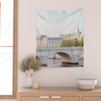 Pont Neuf on the Seine - Paris Wall Tapestry Gallery Image 2