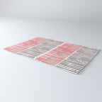 City life geometrics beams pearl pink Rug Gallery Image 3