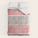 City life geometrics beams pearl pink Comforter Gallery Image 6