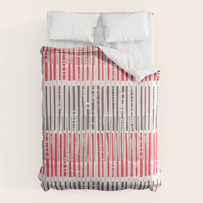 City life geometrics beams pearl pink Comforter Gallery Image 6