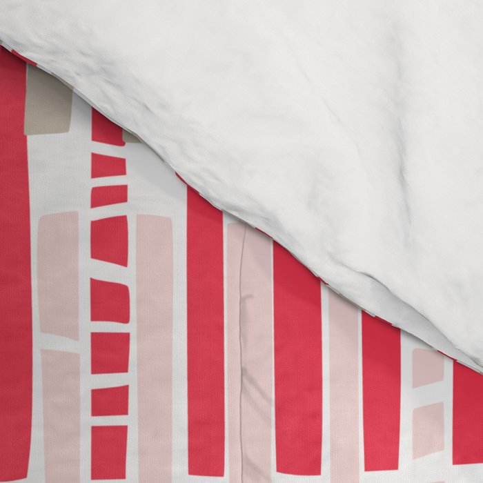 City life geometrics beams pearl pink Comforter Gallery Image 4
