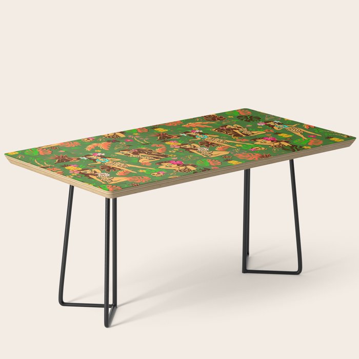 Tiki Temptress on Green Coffee Table Gallery Image 1