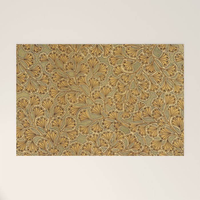 Copper Ginko Welcome Mat Gallery Image 1