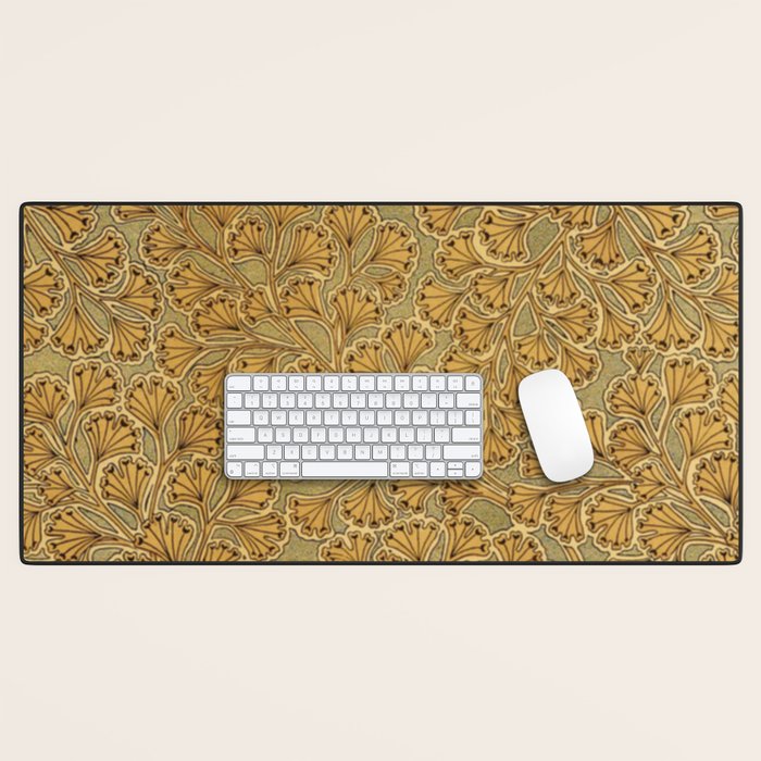 Copper Ginko Desk Mat Gallery Image 1