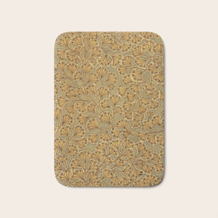 Copper Ginko Bath Mat Gallery Image 1