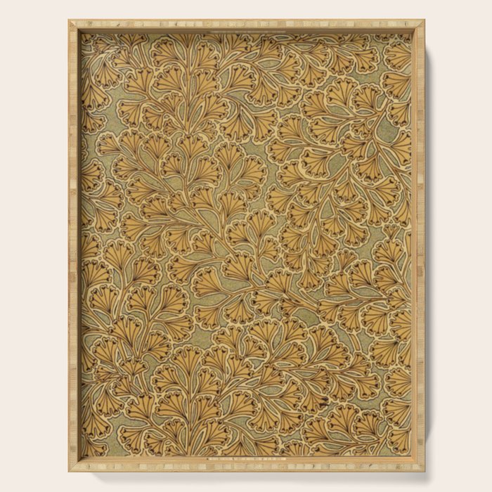 Copper Ginko Serving Tray Gallery Image 1