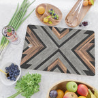 Urban Tribal Pattern No.2 - Concrete and Wood Cutting Board Gallery Image 2