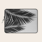 Palm Leaf Black & White II Laptop Sleeve Gallery Image 1