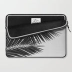 Palm Leaf Black & White II Laptop Sleeve Gallery Image 2