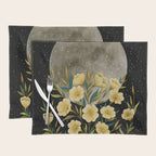 Moon Greeting- Yellow Evening Primrose Placemat Gallery Image 1