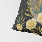Moon Greeting- Yellow Evening Primrose Pillow Sham Gallery Image 4
