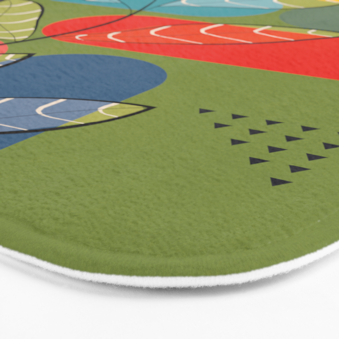 Tropical Geometry 5 Bath Mat Gallery Image 3