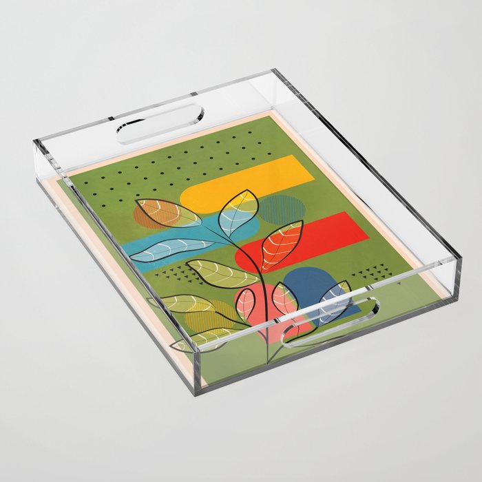 Tropical Geometry 5 Acrylic Tray Gallery Image 1
