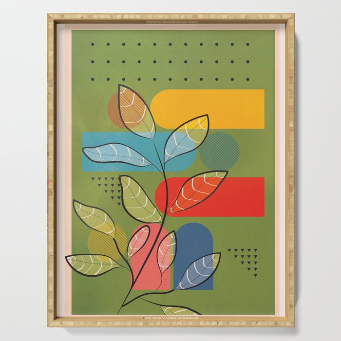 Tropical Geometry 5 Serving Tray Gallery Image 1