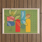 Tropical Geometry 5 Outdoor Rug Gallery Image 1