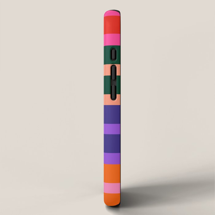 Color Block Stripes iPhone Case Gallery Image 2