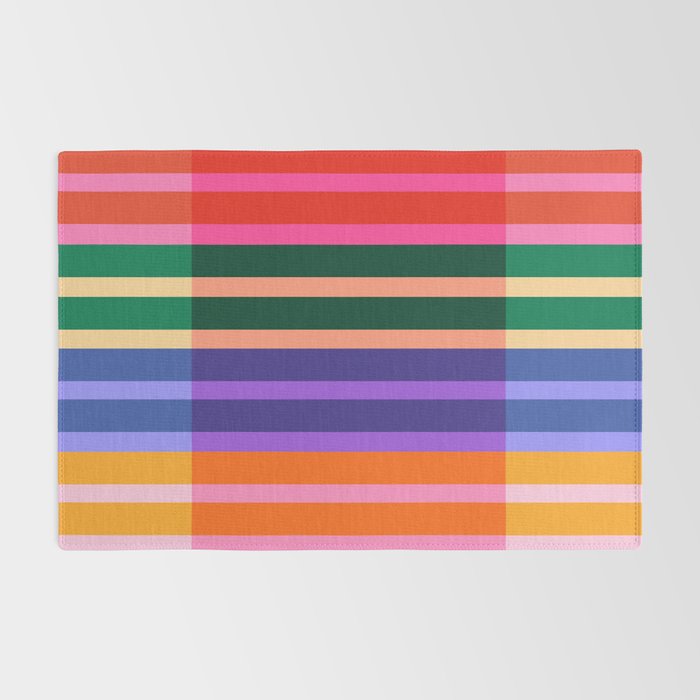 Color Block Stripes Rug Gallery Image 2