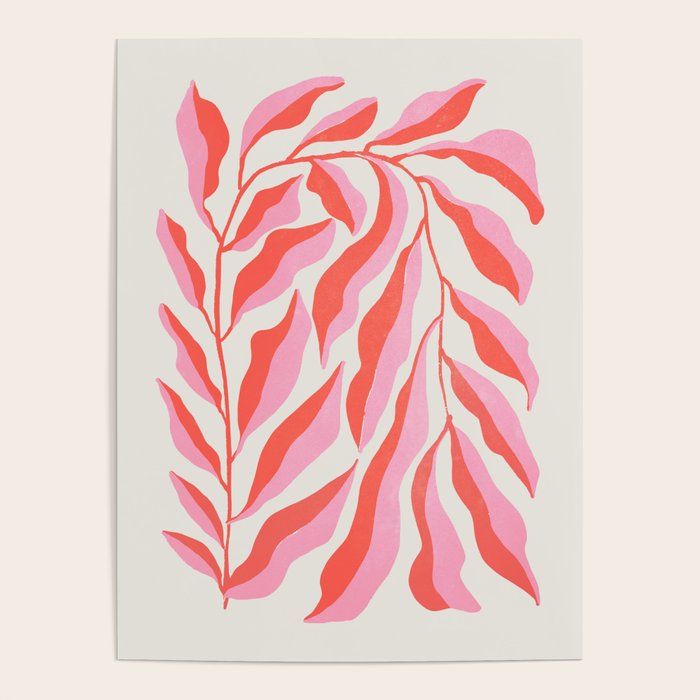 Ferns: Peach Matisse Edition Poster Gallery Image 4