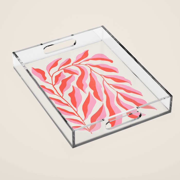 Ferns: Peach Matisse Edition Acrylic Tray Gallery Image 1