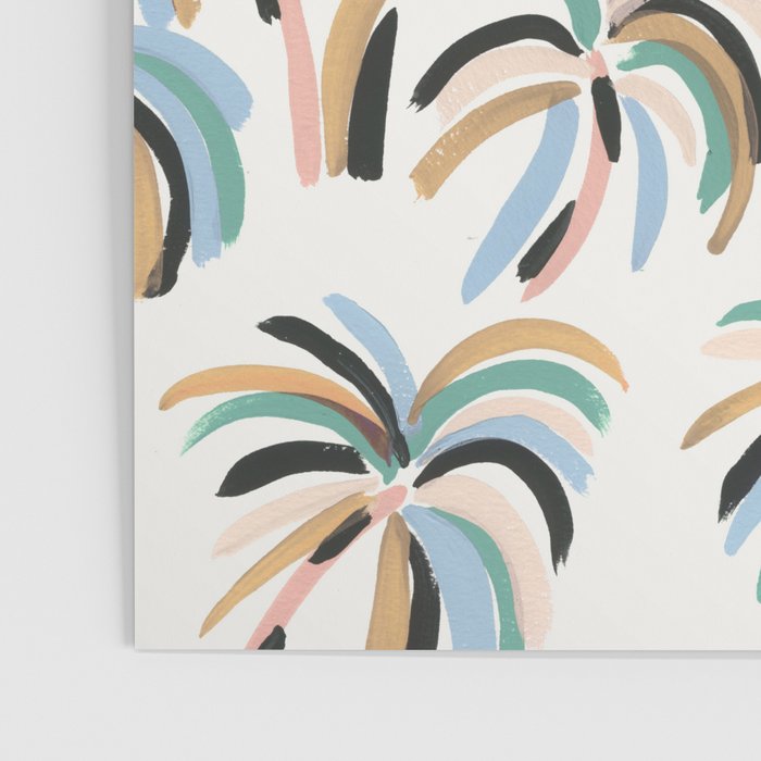Rainbow Palm Poster Gallery Image 3