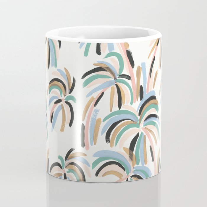 Rainbow Palm Coffee Mug Gallery Image 4