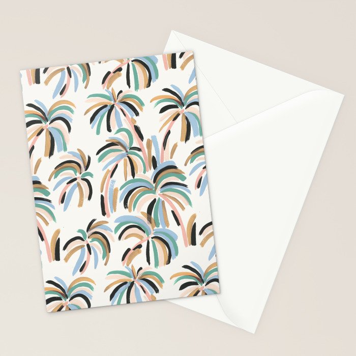 Rainbow Palm Stationery Card Gallery Image 2