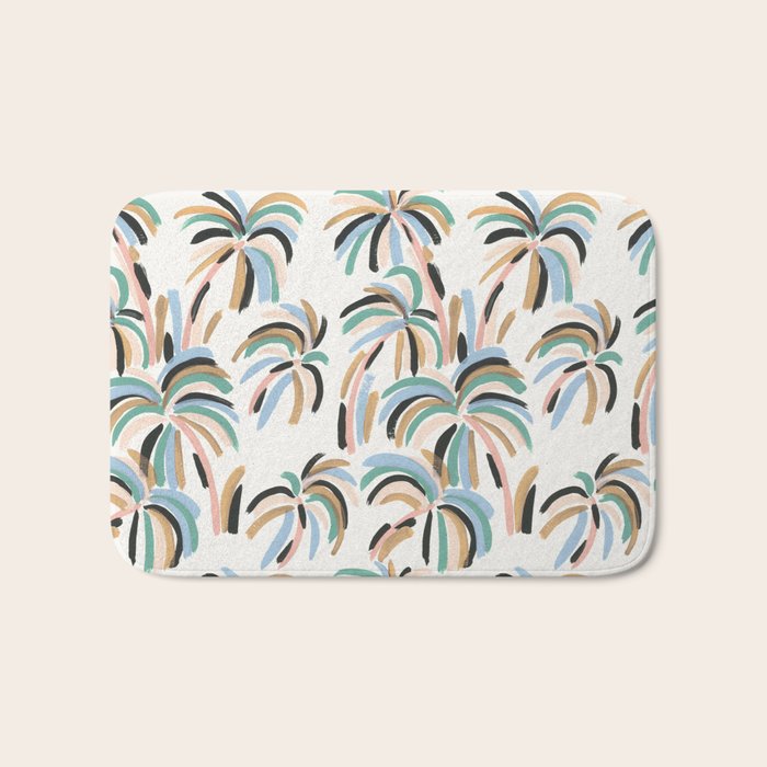 Rainbow Palm Bath Mat Gallery Image 1