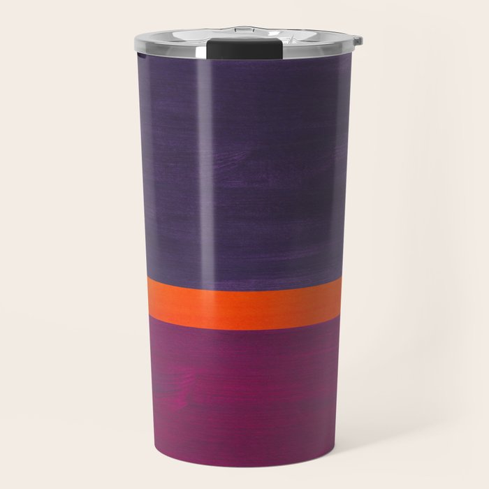Pumpkin Mauve  Travel Mug Gallery Image 1