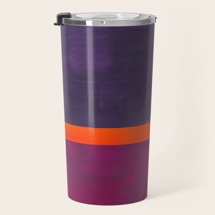 Pumpkin Mauve  Travel Mug Gallery Image 3