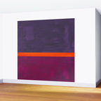 Pumpkin Mauve  Wall Mural Gallery Image 2