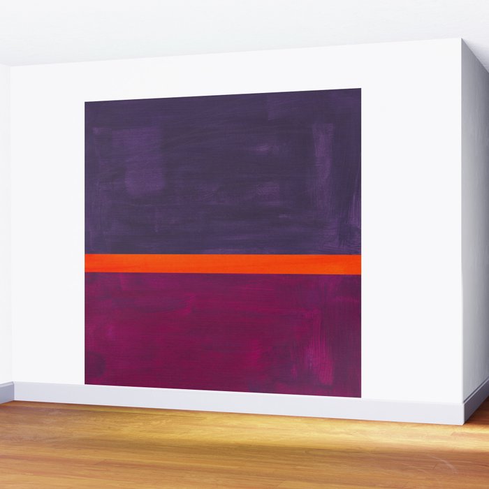 Pumpkin Mauve  Wall Mural Gallery Image 2